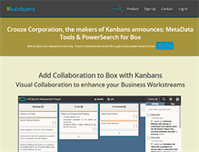 Tablet Screenshot of kanbans.com